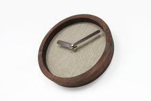 Load image into Gallery viewer, Wooden clock - wood round wall clock