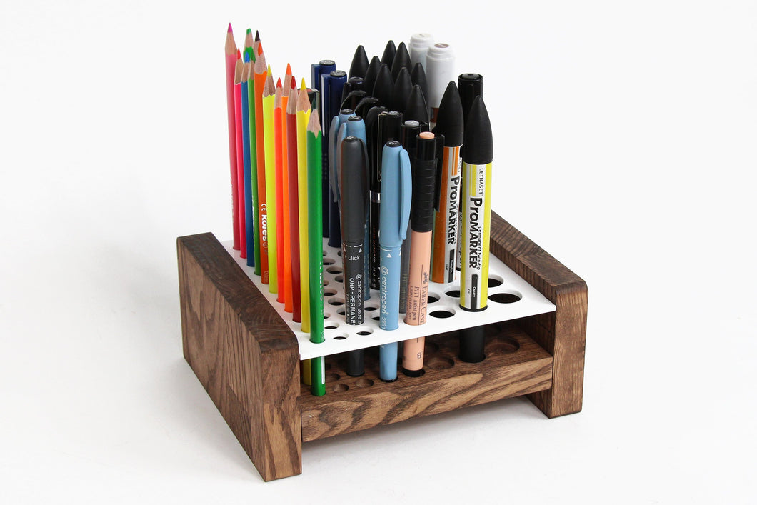 Pen Organizer - Wooden pen organizer