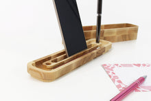 Load image into Gallery viewer, Wooden Desk Organizer - Wooden  Organizer / box