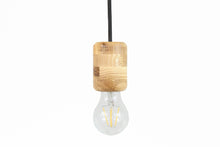 Load image into Gallery viewer, Wood lamp - hanging  lamp natural wood