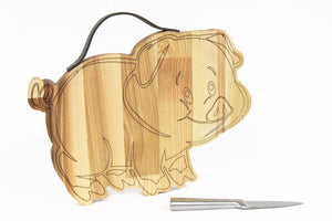 Cutting board - wooden cutting board pig