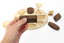 Load image into Gallery viewer, Educational toy - Shapes learning toy for kids wooden