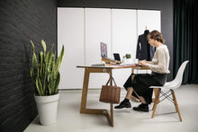 Load image into Gallery viewer, natural wood plywood desk for work