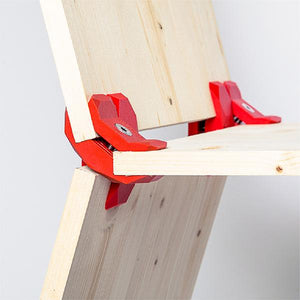 promidesign connectors playwood plastic wood connect wooden design shelf