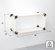 Load image into Gallery viewer, Multifunction kit to be fixed to the wall PromiDesign wooden table create different compositions plastic