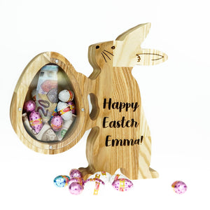 Piggy bank - Easter bunny with egg piggy bank